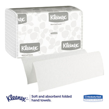 Kleenex® Multi-fold Paper Towels, 9 1-5 X 9 2-5, White, 150-pack, 16 Packs-carton freeshipping - TVN Wholesale